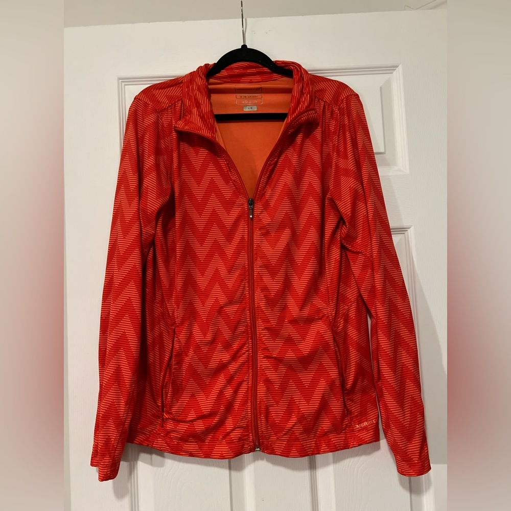 Merrell Women's Vibrant Red Chevron Jacket size L